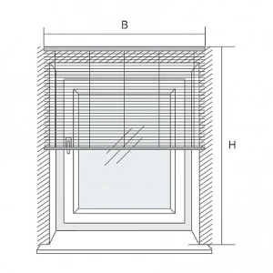 Wandmontage vor die Fensternische