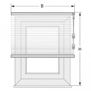 Wandmontage vor die Fensternische