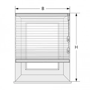 Deckenmontage in die Fensternische